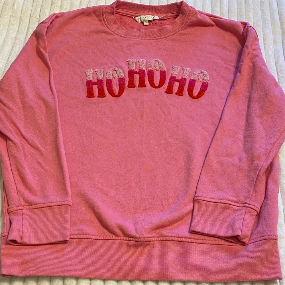 Shiraleah Pink 'Ho Ho Ho' Sweatshirt
